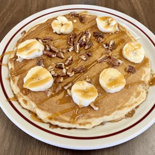 Banana Pecan Pancakes